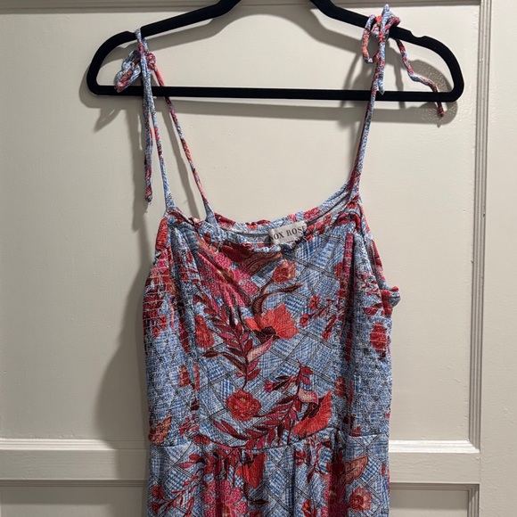 Knox Rose Blue and Red Floral Dress - Picture 2 of 4
